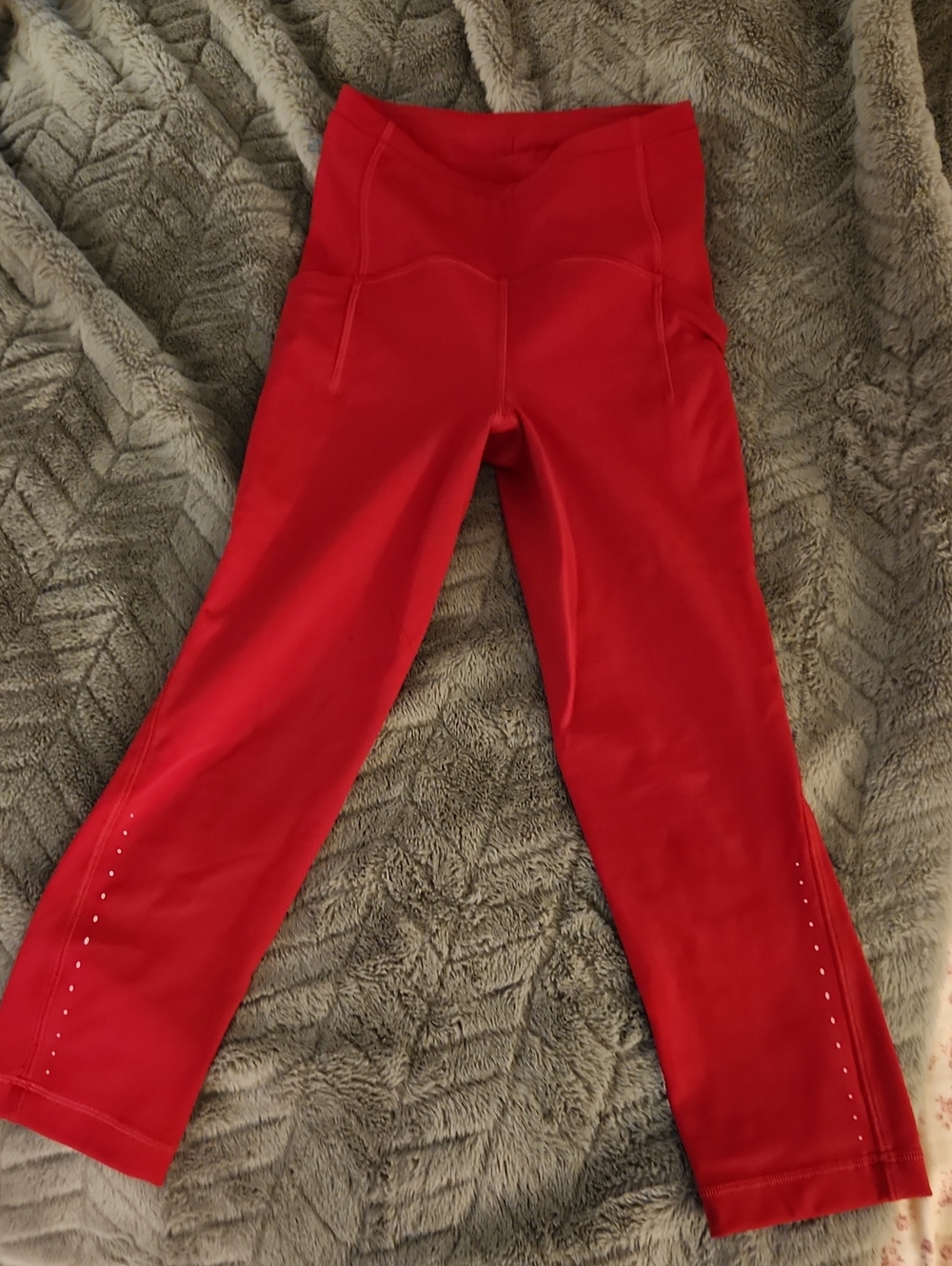 lululemon athletica Bright Red High-Waist Performance Leggings
